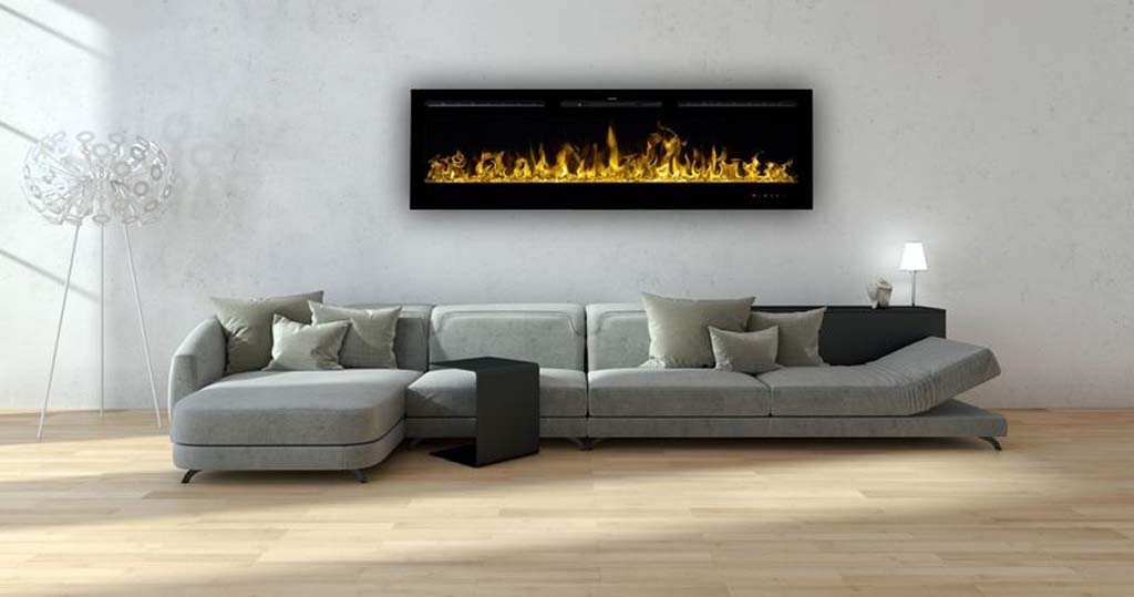 Kominki elektryczne na ścianę